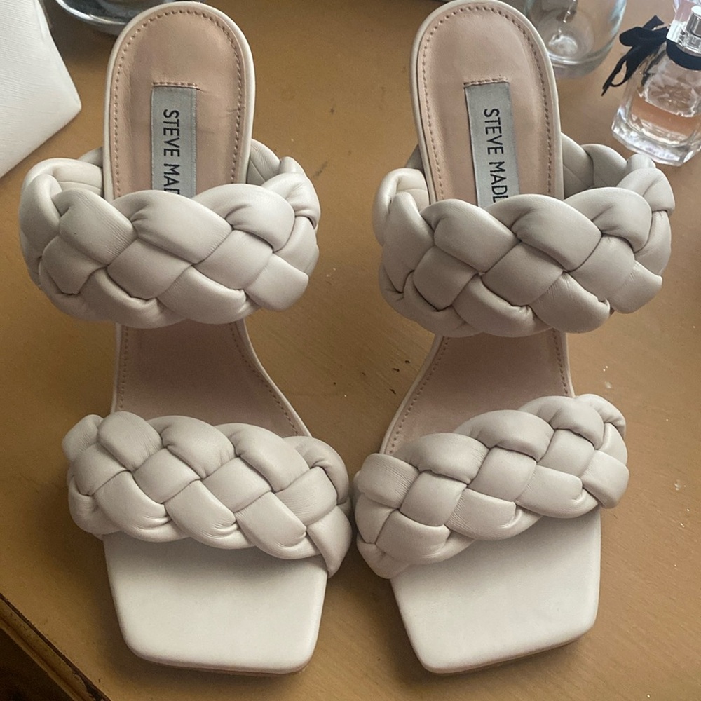 Ivory Steve Madden Kenley Heels